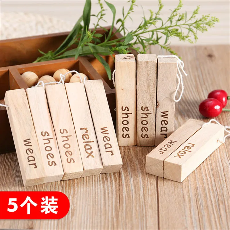 

5PCS Sleeves Camphor Wood Article 5-Pack Camphor Wood Block Pest Moth Wardrobe Mouldproof Anti-Insect-Proof Moisture-Pr