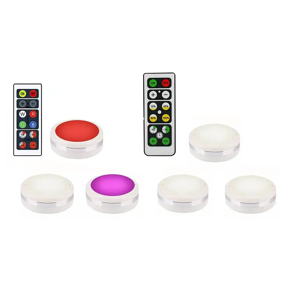 

3 Pack of Wake Up Lamps Cabinet Table Lights 3D Wardrobe LED Night Lights