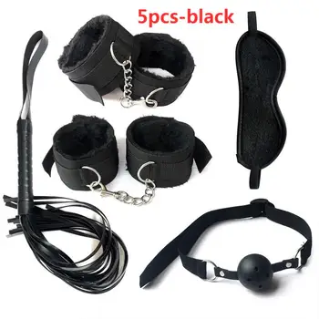 Sex toys bdsm harness anal bondage bundle set, gag, whip, butt plug, sex toys for couples, nipple clips, erotic sex toys 6