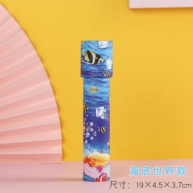 Interactive Logical Rotating Kaleidoscope Magic Classic Educational Toys for Kids Imaginative Cartoon Children 5