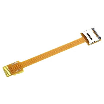 

Micro-Sd Tf Memory Card Kit Male To Female Extension Soft Flat Fpc Cable Extender 10Cm