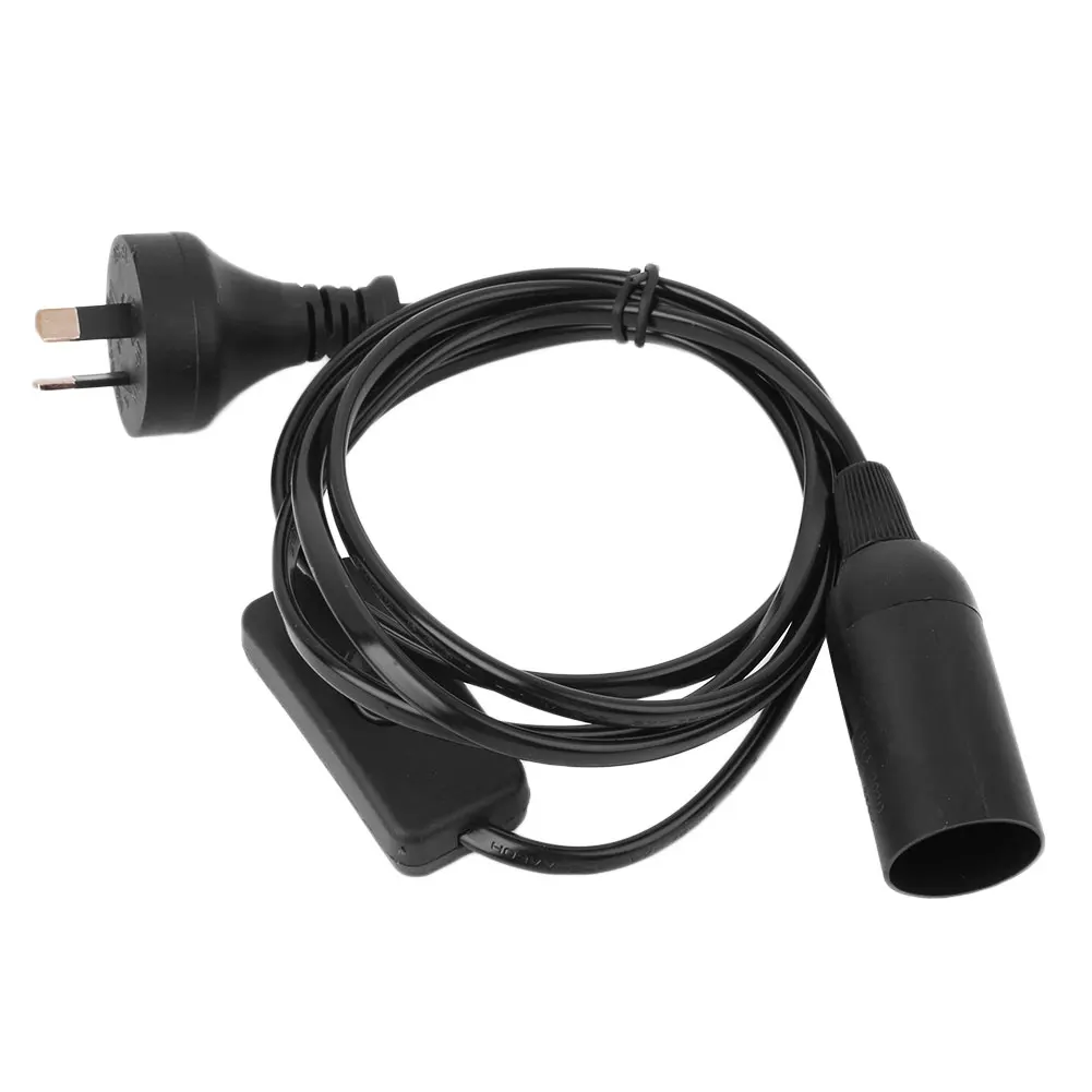 AU plug Световой модулятор панель регулировки яркости подсветки 1,7 м черные запасные части DIY вкл/выкл шнур электрический Регулируемый контроллер - Цвет: AU plug