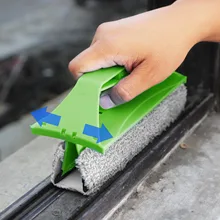 Escova de limpeza portátil para windows, escova para limpeza de sulcos em vidro, escova de limpeza para as lacunas do peitoril da janela, ferramentas de limpeza