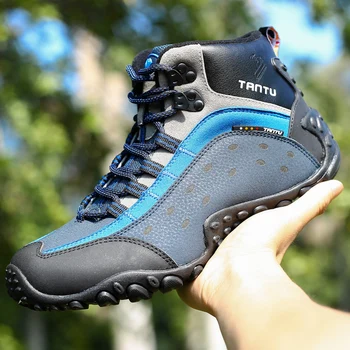 

Fashion Men Winter Snow Boots Keep Warm Boots Plush Ankle Boot Snow Work Shoes Casual Men's Snow Boots Size 39-46