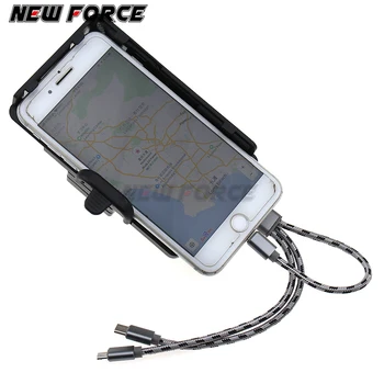 

For BMW R1200GS LC&Adventure 2014 2015 2016 2017 for S1000XR R1200RS Motorcycle USB Charger Mobile Phone Holder Stand Bracket