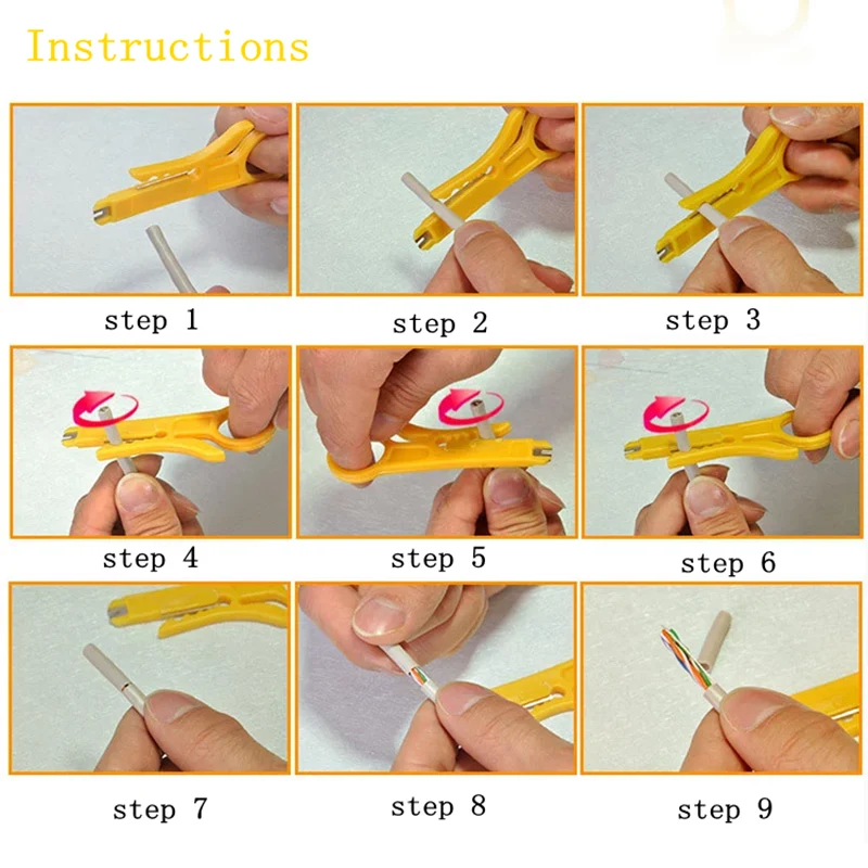 Mini Pocket Cable Stripping Wire Cutter Crimpatrice Tool Parts Portable Wire Stripper Knife Crimper Pliers Crimping Tool