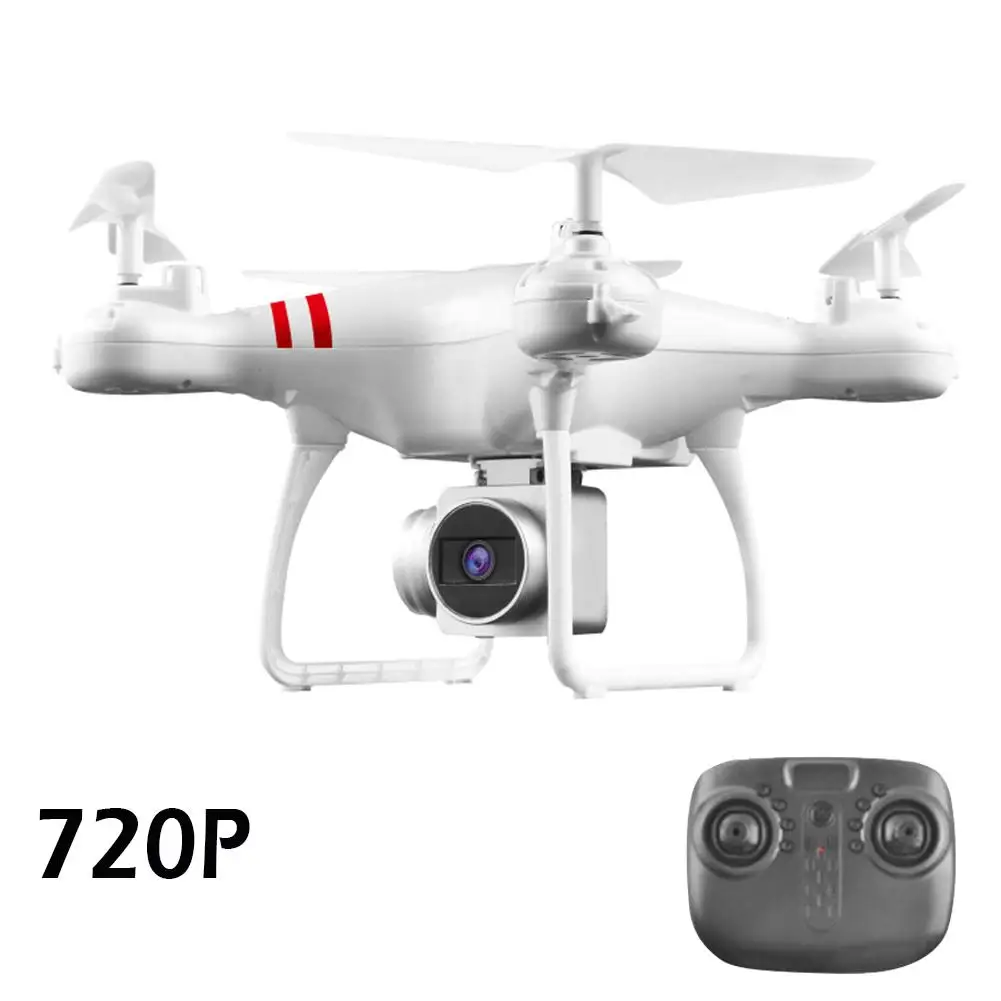 Радиоуправляемый вертолет Дрон с камерой HD 1080P wifi FPV Selfie Drone Профессиональный складной Квадрокоптер 24 минуты работы от батареи - Цвет: White 720 P