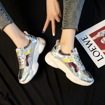 

Running Shoes Women Sports Sneakers 2020 New Colors Arrival Athletic Brand Adult High Quality Lace-up Zapatillas Hombre E16-15