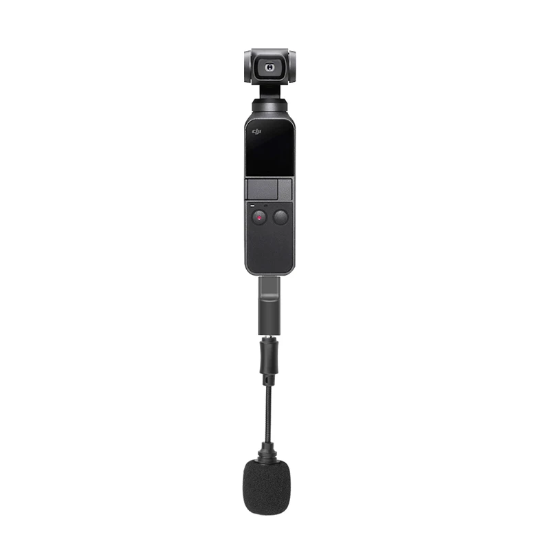 3.5mm Adapter for DJI Osmo Pocket Mini Lavalier Clip Microphone Mic Audio Adapter for Osmo Action Camera Extension Accessories