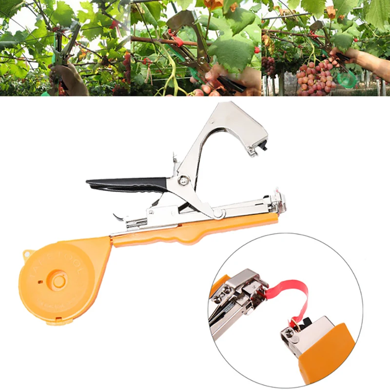 

Simple Convenient Plant Branch Hand Tying Machine Garden Tool Tied Stick Machine Pruning Tools Switch Design Is Easy To Install