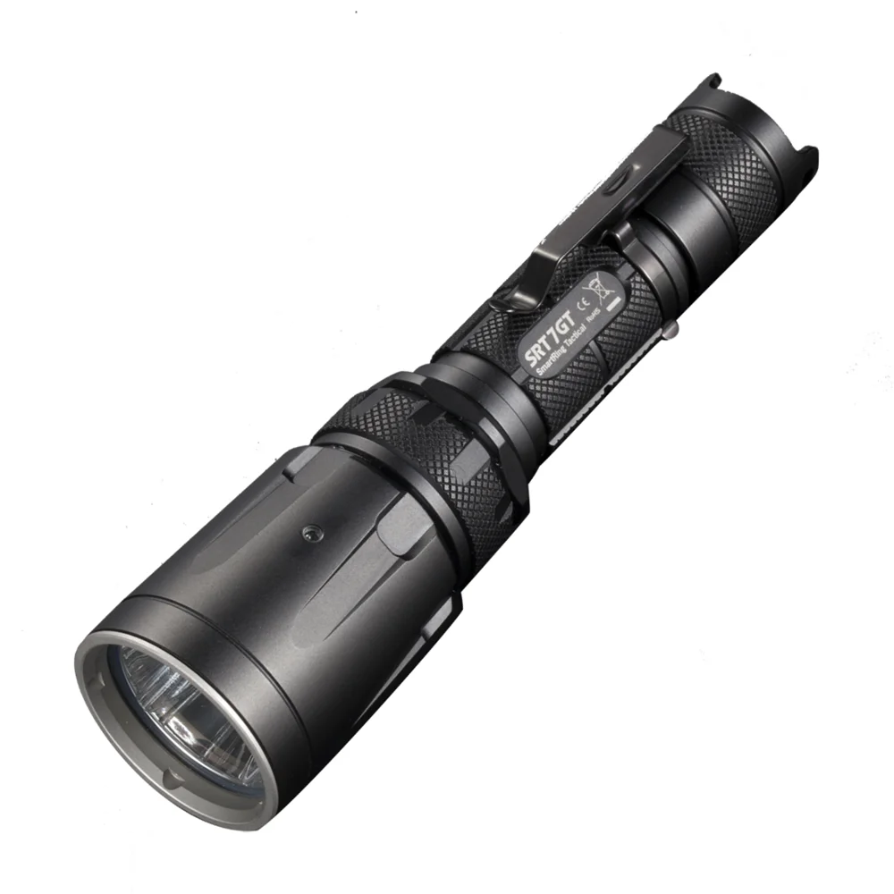 SRT7GT NITECORE SRT7GT тактический фонарь XP-L HI V3 RGB UV light max 1000 люмен луч бросок 450 м умный селектор кольцо-факел - Испускаемый цвет: SRT7GT
