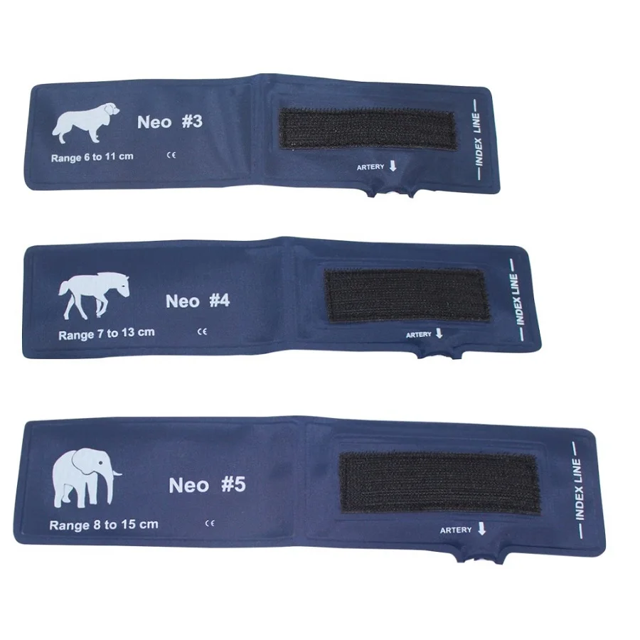 Vet použít manžeta zvířata manžeta CONTEC08A veterinární krev měrný tlak monitor manžeta 5 typů mouse/cat/dog/horse/elephant s konektor