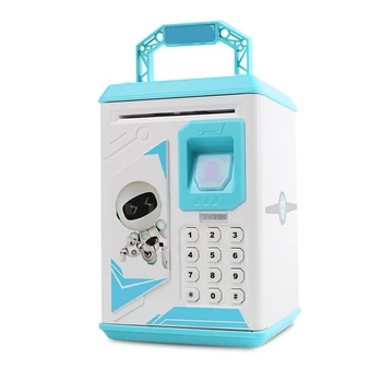 

Top Electronic Piggy Bank Atm Password Fingerprint Money Box Cash Coins With Music
