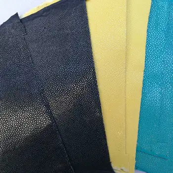 

High quality Genuine Stingray Skin Natural Leather Craft DIY Leather Craft Belt Knife Handle Material Ray Fish Skin Part