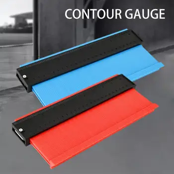 

10 Inch Plastic Profile Copy Gauge Contour Gauge Duplicator Profile Gauge Shape Duplicator Copying Tool Wood Marking Tool Tili