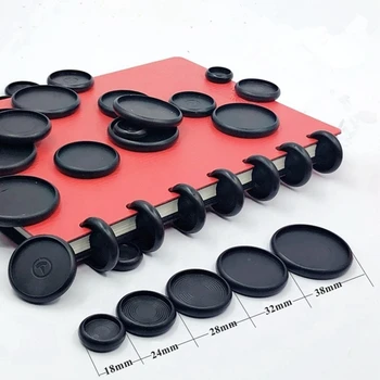 

50 Pcs Classic Disc Binder for Discbound Notebooks/Planner 18mm/24mm/28mm/32mm/38mm Discbound Discs Loose Leaf Binding Rings