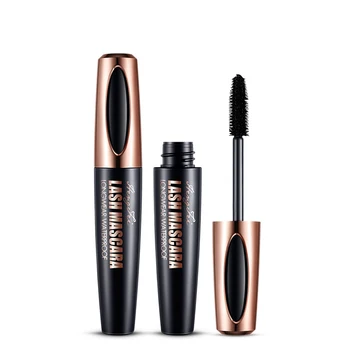 

Alwafore 4d Silk Fiber Mascara Waterproof Natural Soft Long Eyelash Makeup Mascara Black Thick Eyelash Mascara