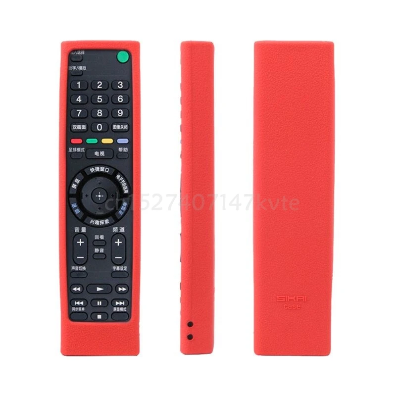 Remote Control Case Silicone Cover Shockproof Protector Washable Skin for Sony RMF-TX200C 210 211 TV Voice Controller