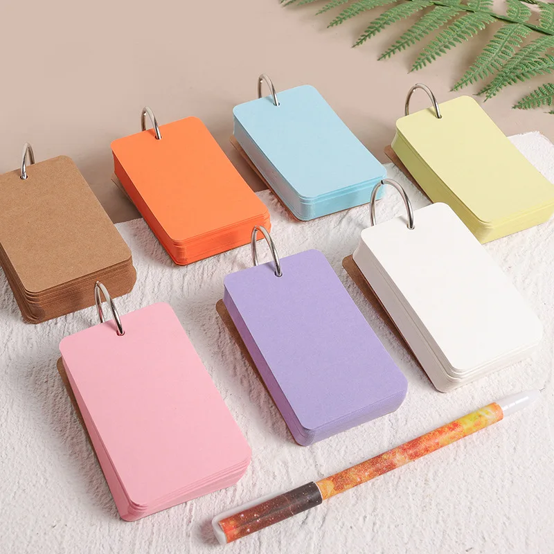 

Blank card new Words English words memory Graffiti Pinyin DIY custom self-made literacy hard card paper Stationery