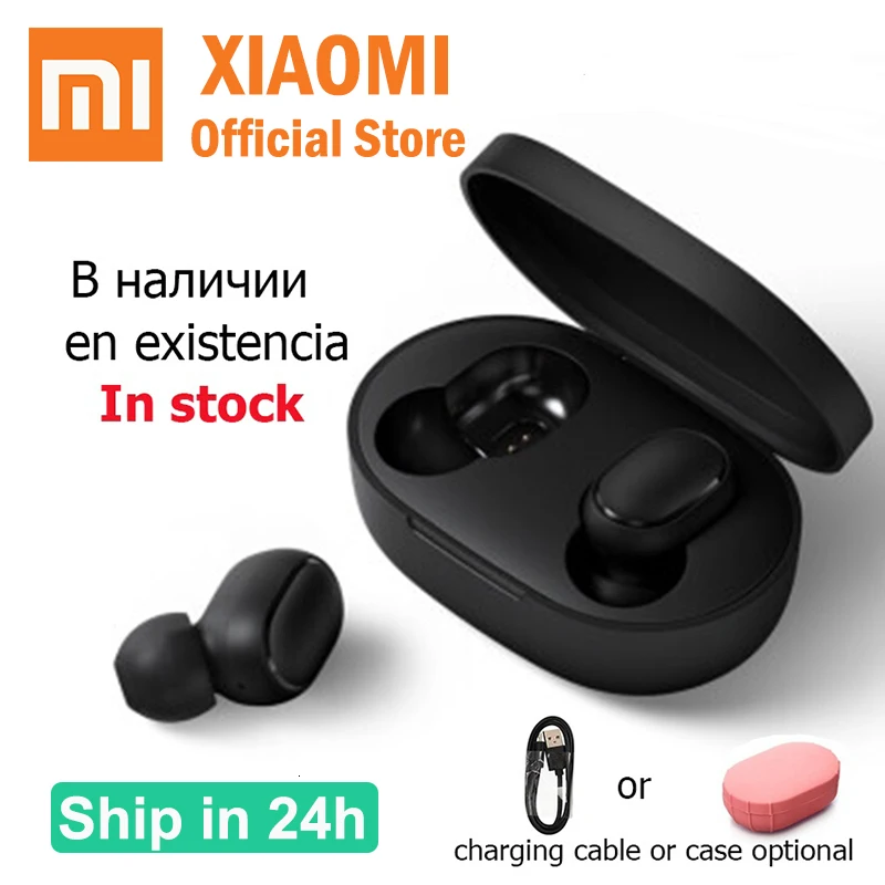 Xiao mi redmi AirDots bluetooth наушники TWS новейшая гарнитура Handsfree smart AI управление jia для