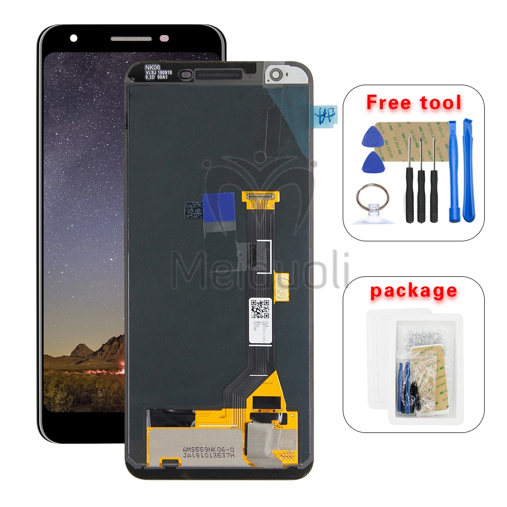 

For 5.6 Google Pixel 3A G020F LCD Display Screen Touch Screen Digitizer Assembly +Tools
