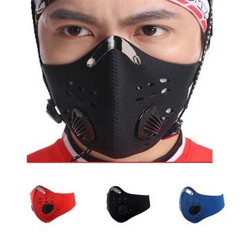 

Anti Dust Bicycle Face Mask With Filter Activated Carbon Men Women Running Training Cycling Anti-Pollution Bike Face Mask