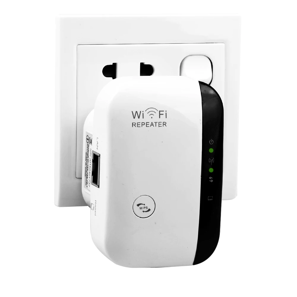 

300Mbps 802.11n/g/b Wireless WiFi Repeater Network Router Range Extander signal Antenna booster extend wifi white colour