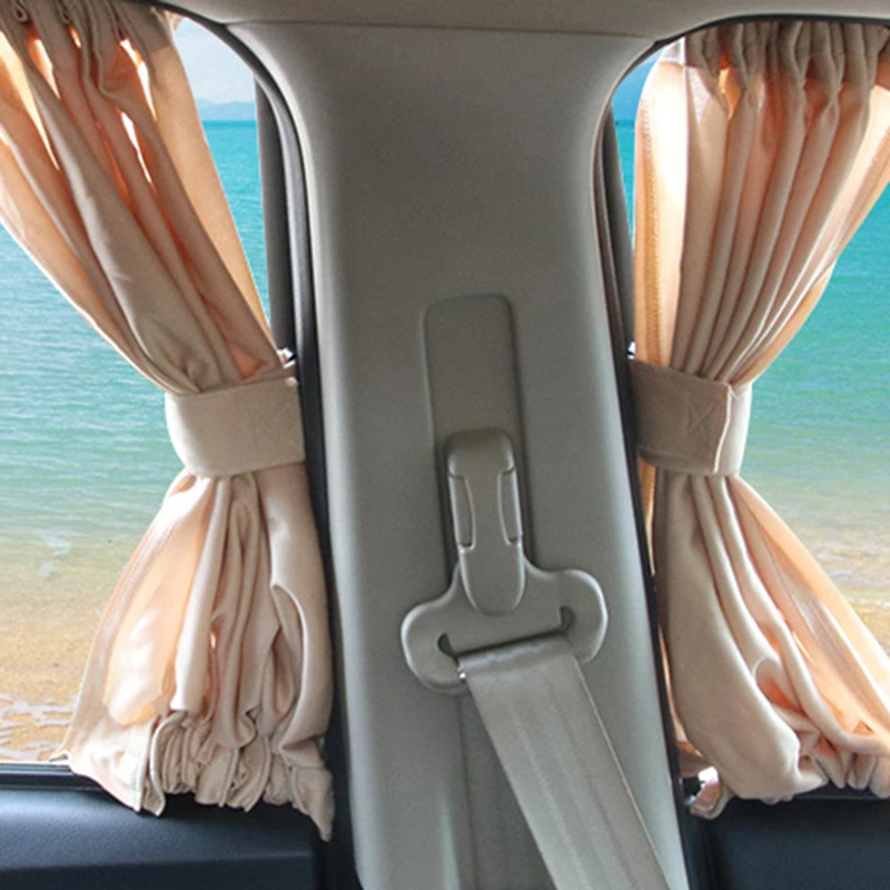 カーアクセサリー50sカーテン太陽カーテンサイドカーテンカーサンシェード車カーテン日焼けトラック 自動車シートカバー Aliexpress