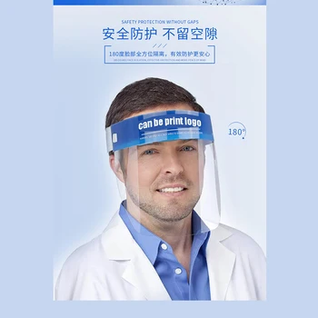 

Dental Protective Face Dental Face Shield with 10pcs Detachable Face Shield Anti-Fog Dustproof Replacement Covers Dentist Tools