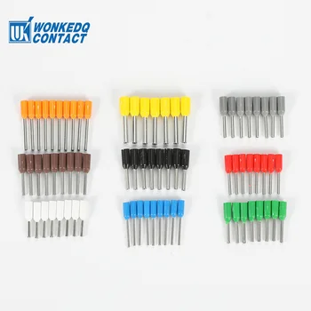 

VE6010 6.0mm^2 Wire End Ferrules Terminal Surface Treatment Boot Lace Electric Wire Connector 9 color