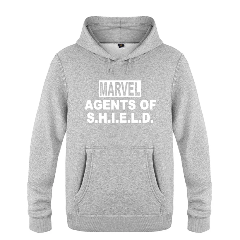 Агенты Щ. И. Т. SHIELD свитшоты мужские мужские с капюшоном флисовый пуловер толстовки