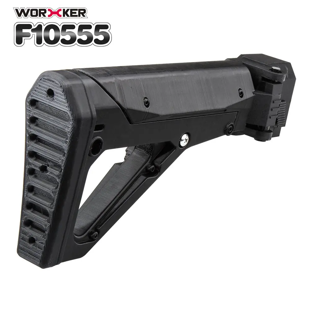 Рабочий мод наплечный шток 3D печать складной хвост сток приклад аксессуары для игрушечного пистолета для Nerf N-strike Elite Series