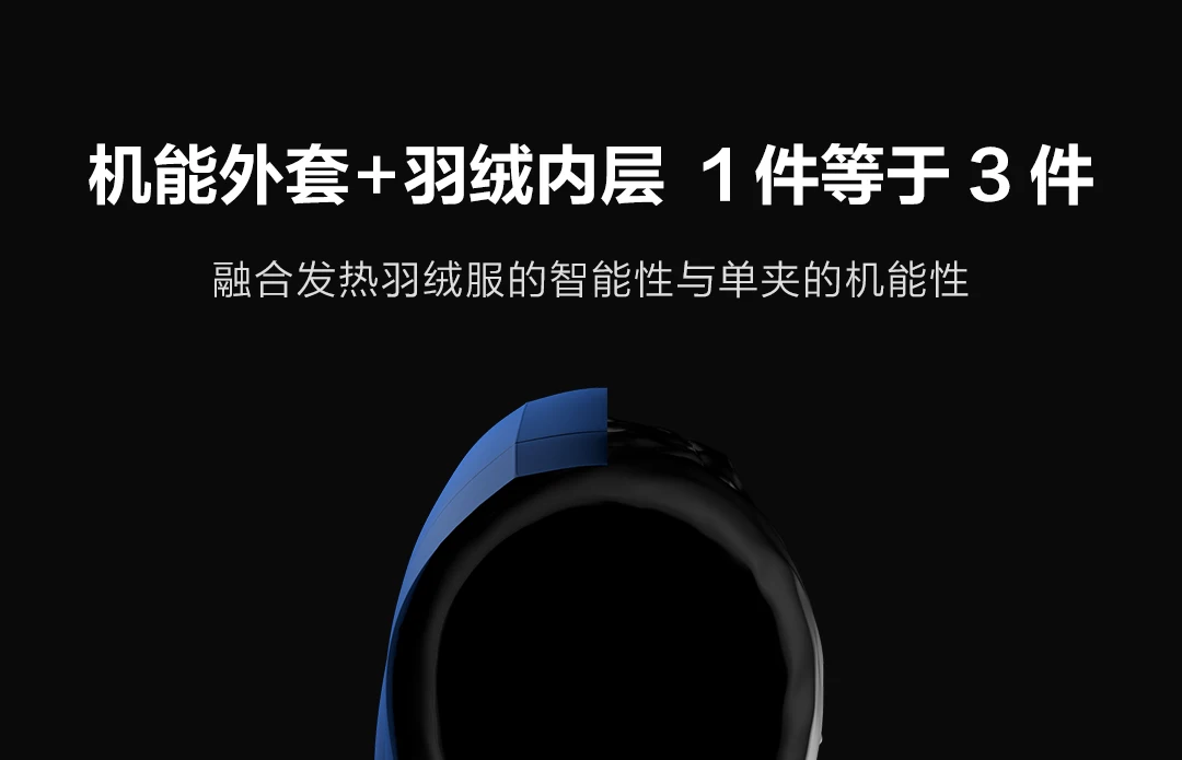 Xiaomi мульти-зоны нагрева три в одном смарт-пуховик хлопок Смит независимый контроль различных зон температуры