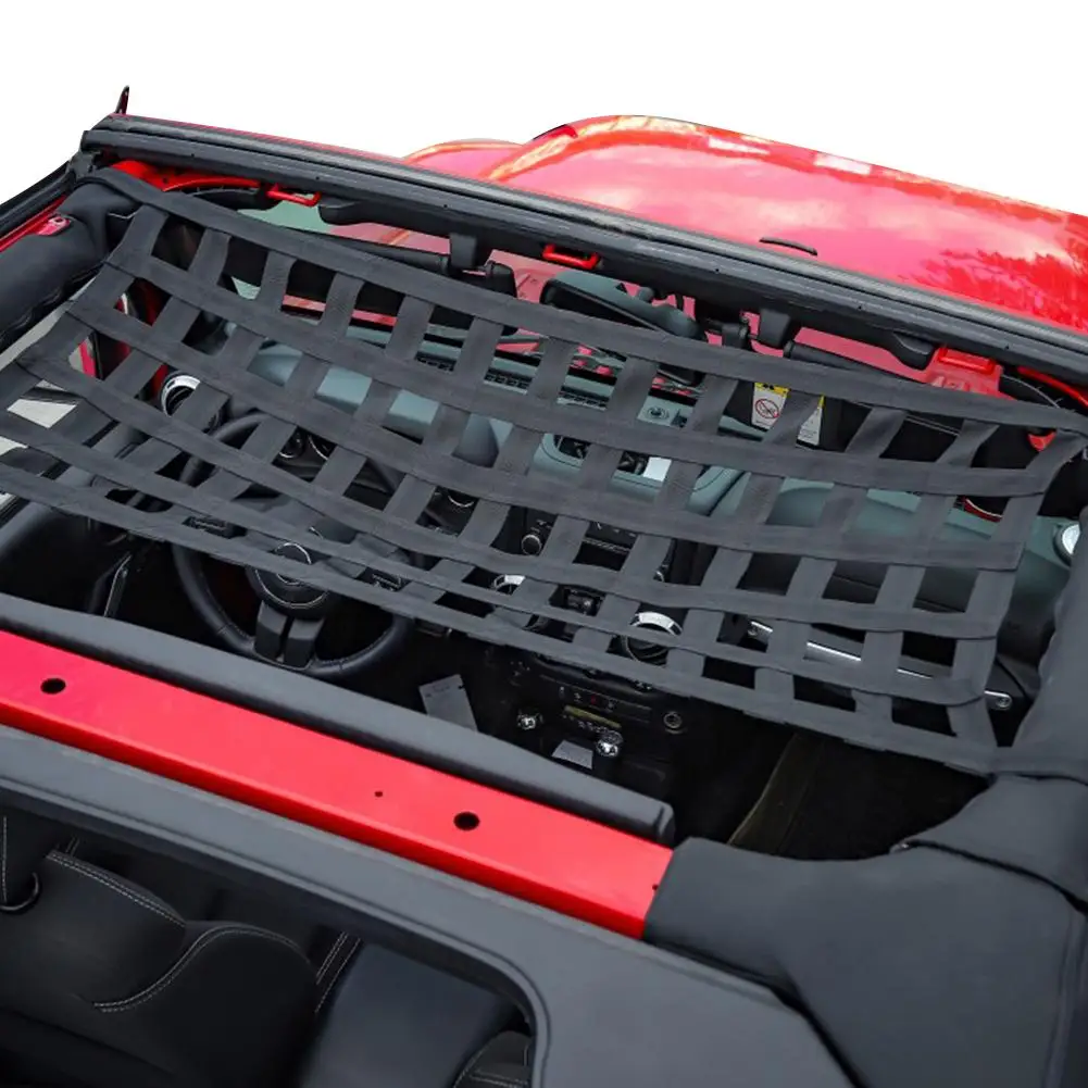 Сетка грузовая, авто сеть для крыши гамак для Jeep Wrangler YJ TJ JK JKU JL JLU 1997