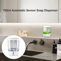 700ml Automatic Liquid Soap Dispenser Touchless Sensor Hand Washing Container Plastic Detergent Shampoo Dispensers