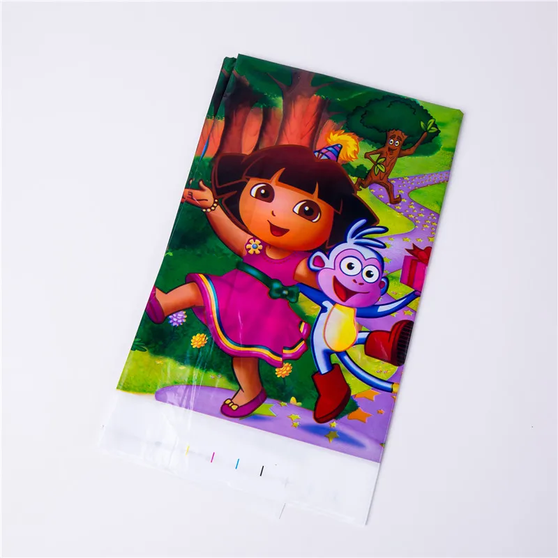 Dora The Explorer Party Set # 16  Cups Plates Napkins Tablecover Balloon Toppers