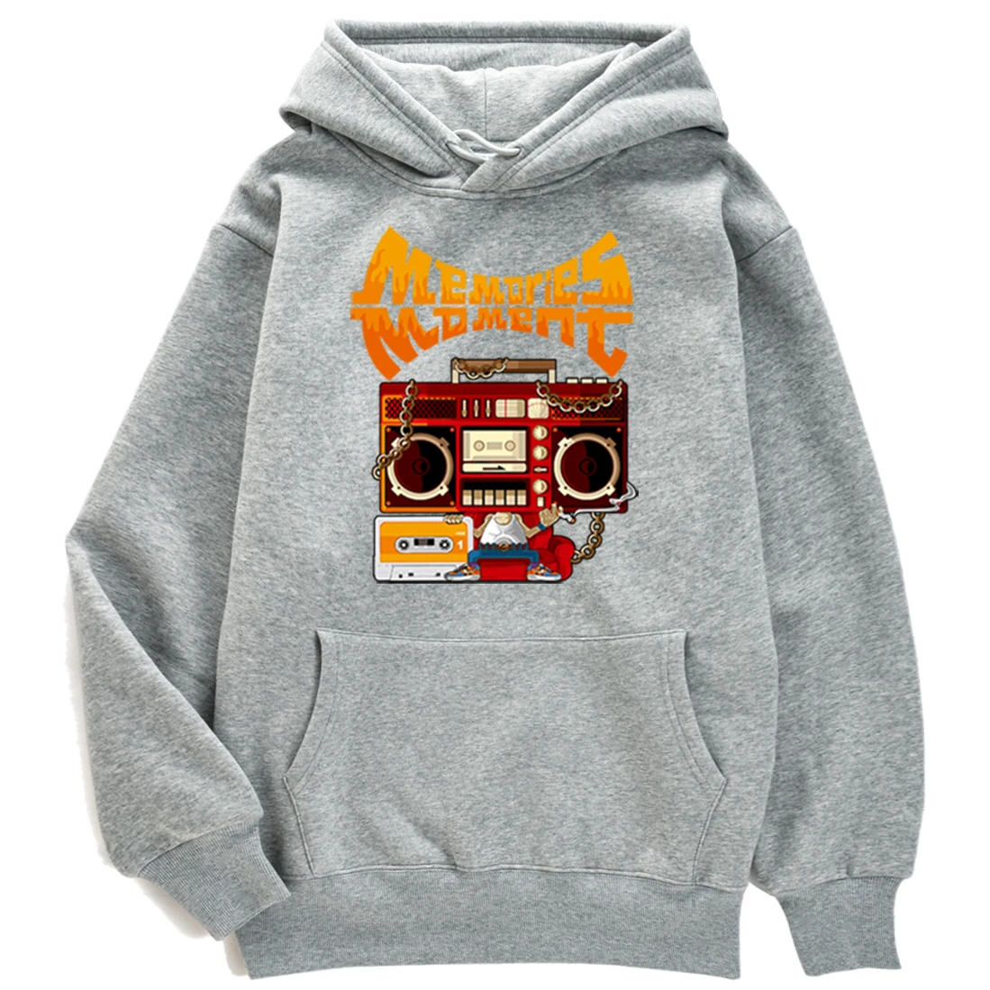 

Hoodie Cool Voice Recorder Personality Letters Sweatshirts Long Sleeve Autumn Women'S Clothing Winter Harajuku Hoody For Women