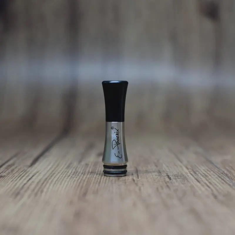 510 длинный капельный наконечник Жар-птица rta капельный наконечник ctronic сигарета длинный металлический капельный наконечник подходит для Taifun Kayfun RDA RBA DIY нержавеющая - Цвет: ss black