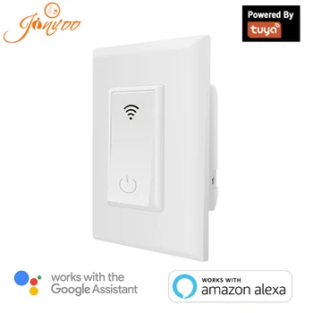 

Tuya smart switch WiFi light switch US standard Alexa Google home APP control remote control switch powered by Tuya