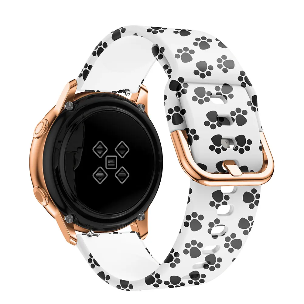 20 мм силиконовые умные часы браслет ремешок для samsung Galaxy Watch Active