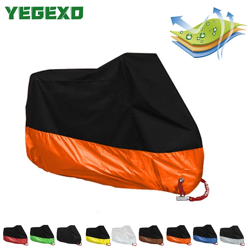 Coprimoto Impermeabile Accessori Moto Per Honda Africa Twin Crf1000L Suzuki Gs500 Yamaha Fz8 Yamaha Tdm 850 Yamaha Mt07