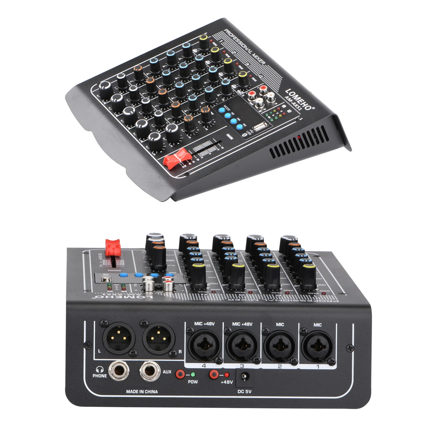 Lomeho AM-AKS1 4 Mono 1 Stereo 6 Channel Bluetooth