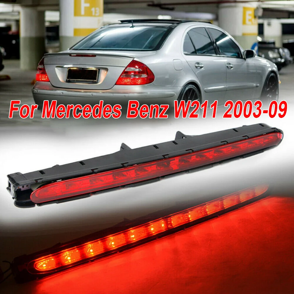 СВЕТОДИОДНЫЙ Автомобильный тормозной светильник для Mercedes Benz W211 2003-2009 Пылезащитный портативный
