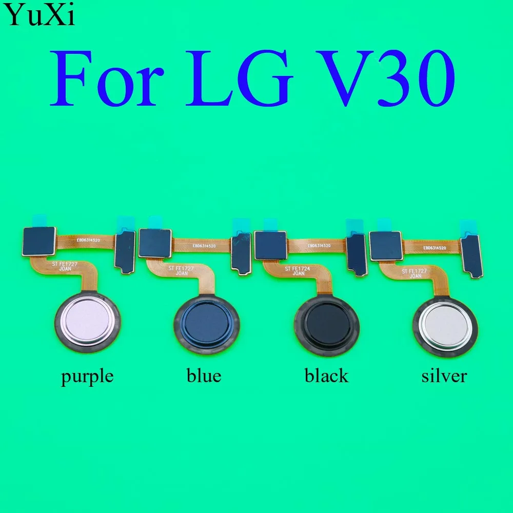 YuXi для LG V10 v20 v30 v40 сканер отпечатков пальцев гибкий кабель телефон обратно ключ Замена кнопки «Домой» запчасти