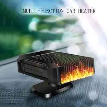 

Square Mini Portable Car Heater Vehicle Automobile Electronic Rotatable Space Fast Heating Windscreen Defrost Defogger