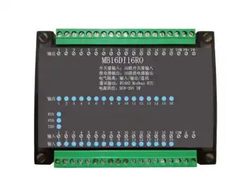 

16-channel digital isolation input 16-channel relay isolated output acquisition control RS485Modbus module