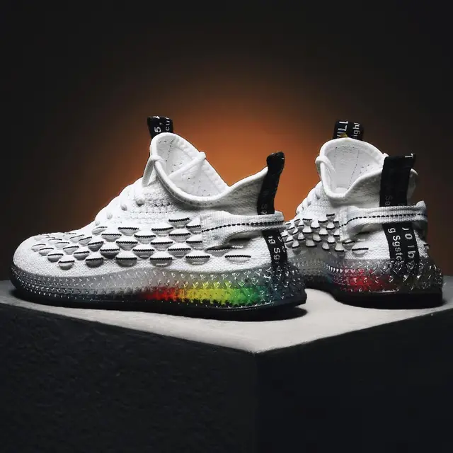 colorful tennis shoes