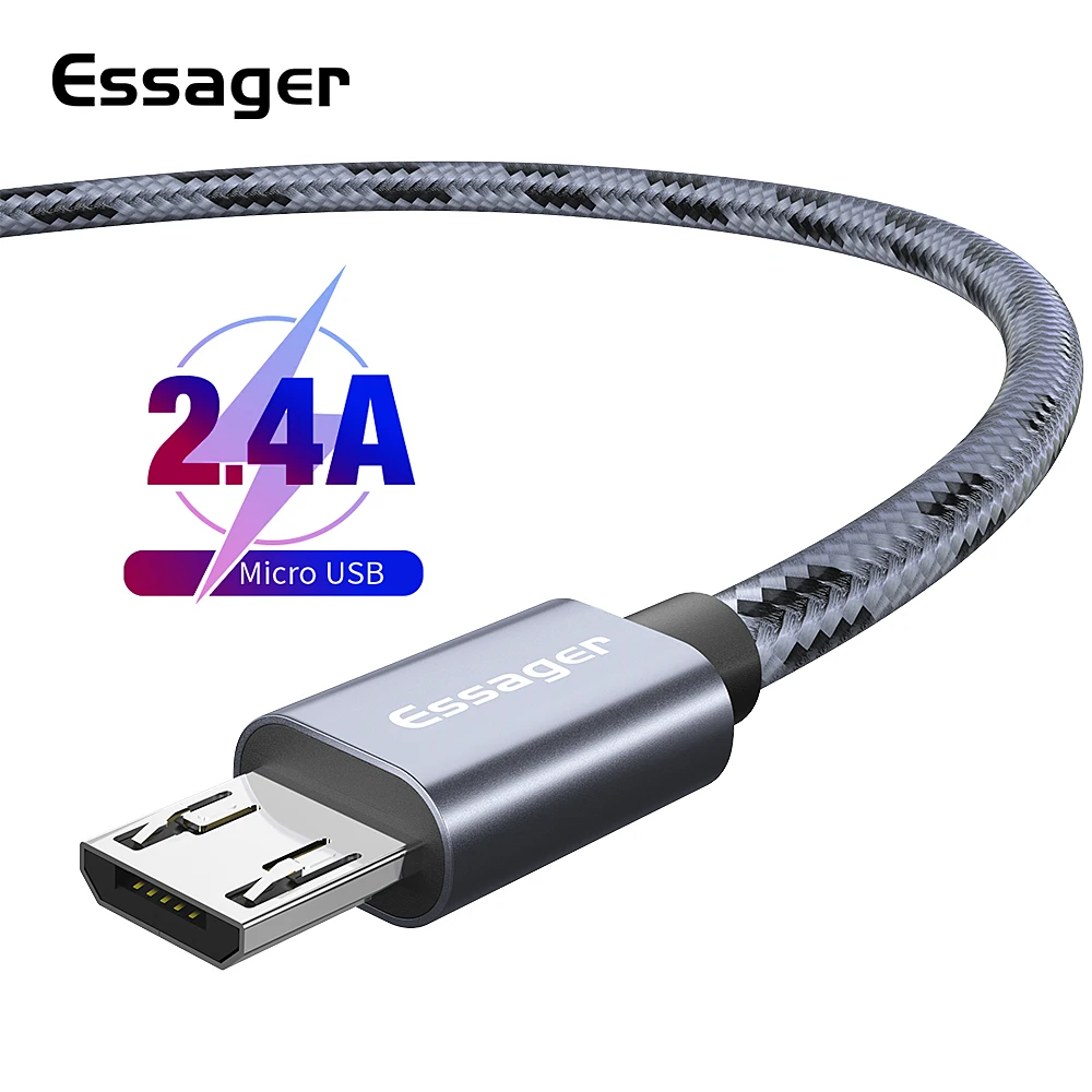 

Essager USB Micro Cable 3A Fast Charge 3m USBC Micro Cable for Xiaomi K20 Samsung S10 Oneplus 7 Wire Cord Charging Quick Charger
