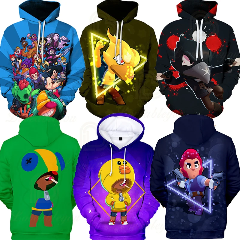 Niños Niñas 3D delgada Hoodie Crow Spike Leon Shelly Sudadera con capucha niños tiro juego Anime Sudadera con capucha, regalo de cumpleaños