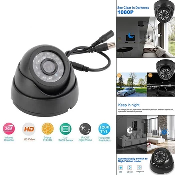 

Bus Security Surveillance Weatherproof Home Mini Plastic Camera Infrared HD Night Vision Dome Indoor 1200TVL